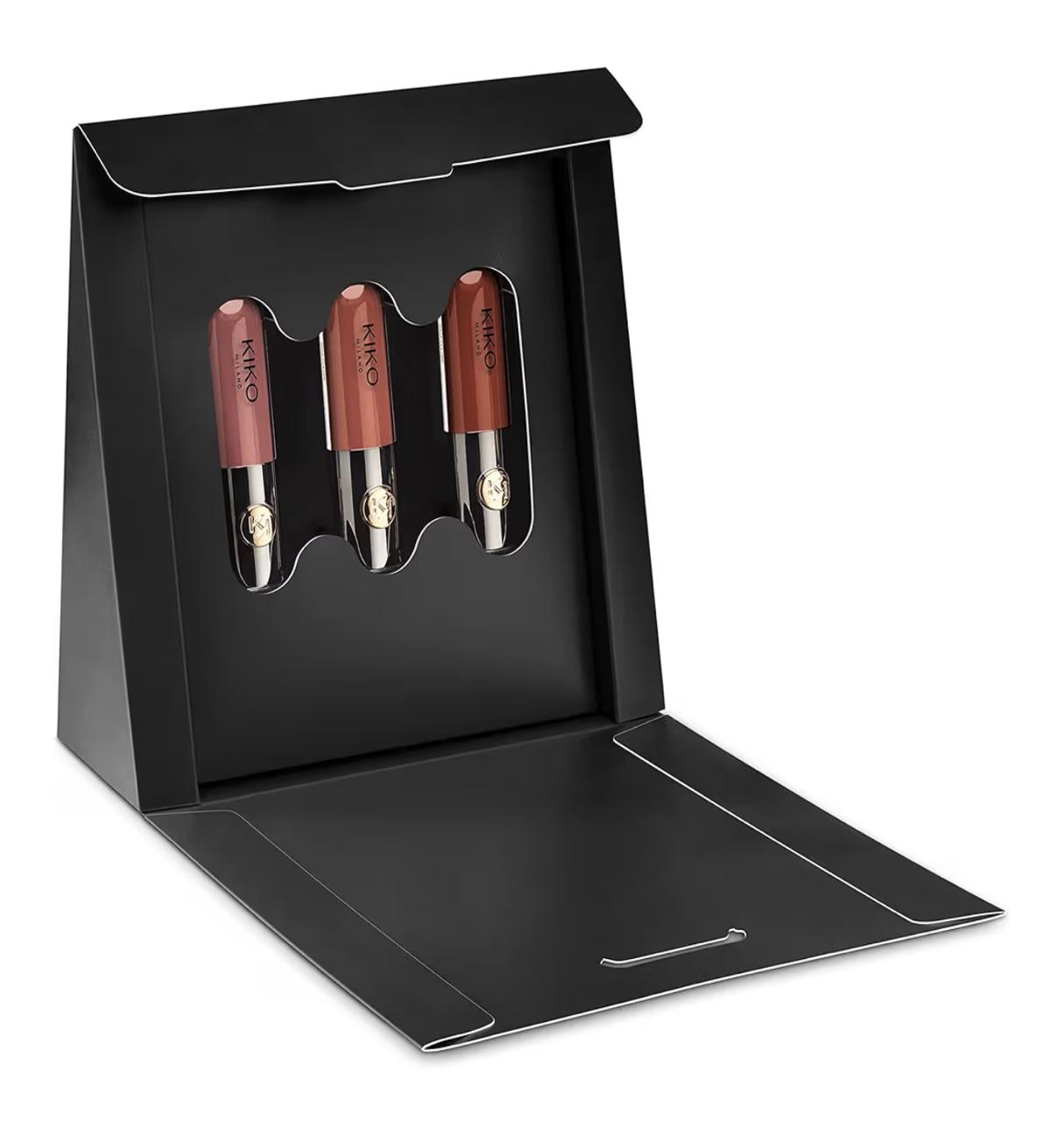 KIKO Milano Unlimited Double Touch Lipstick Kit | 3 Liquid Lipsticks